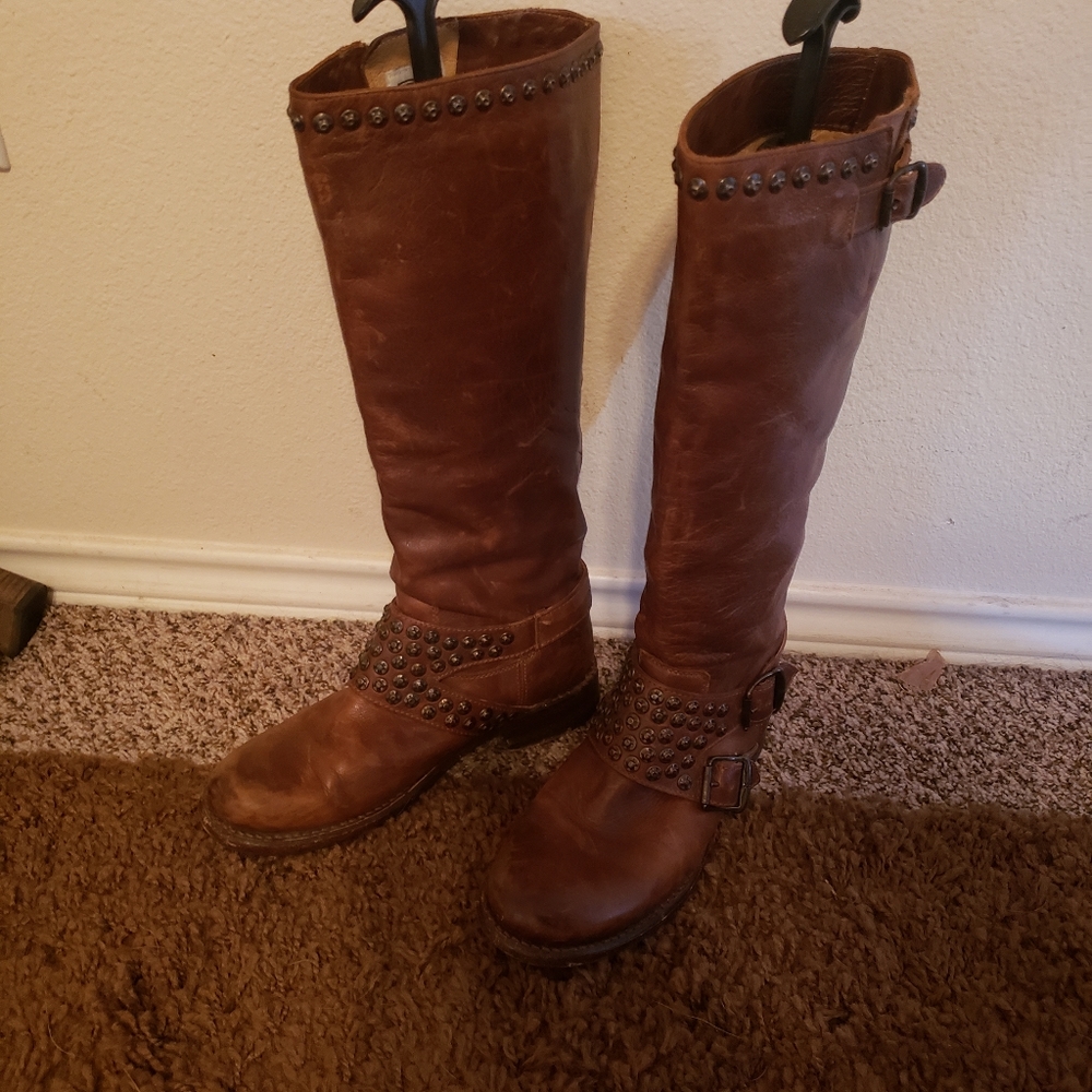 Frye Studded Jenna boots